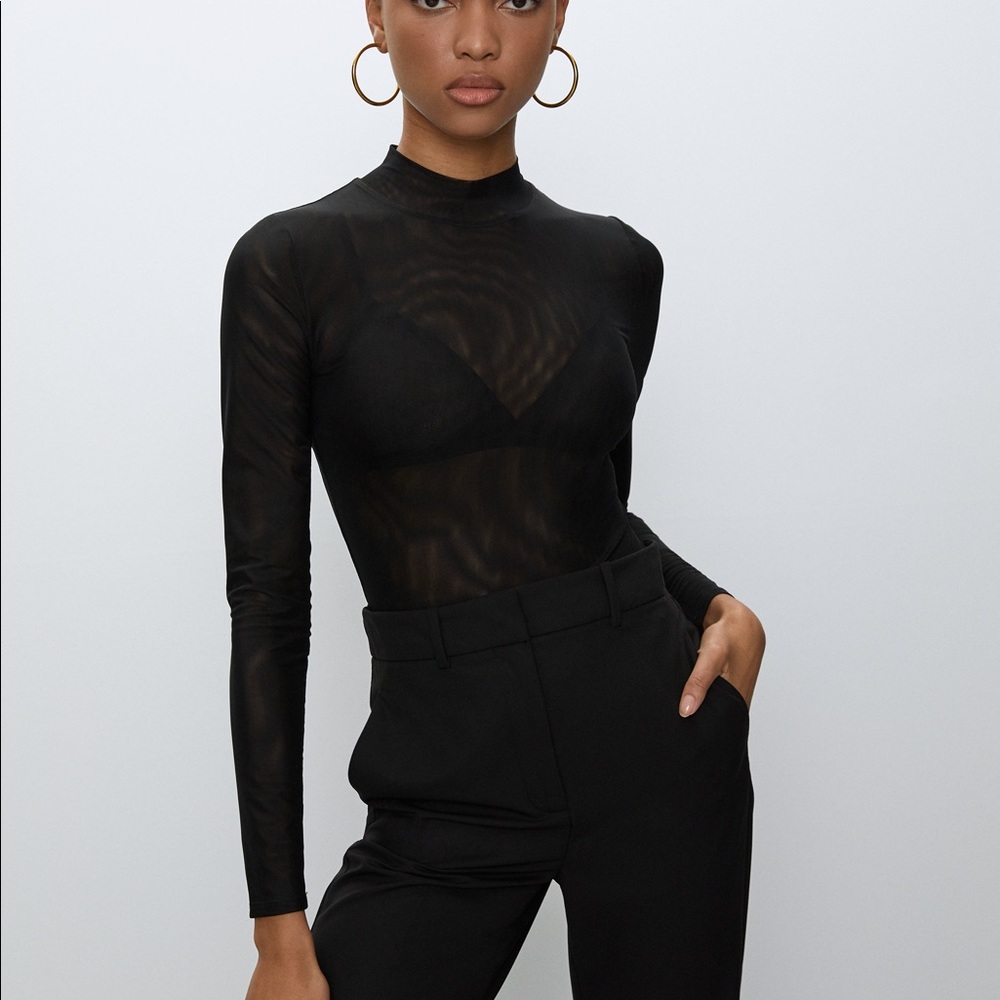 SHEER MOCK NECK BY ARITZIA